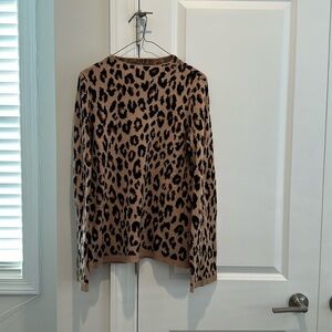 Ann Taylor Cheetah Sweater